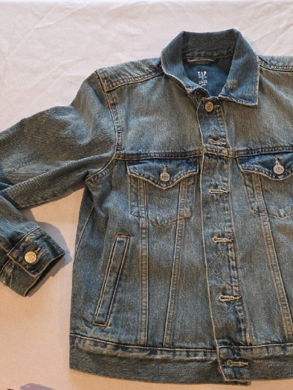 GAP Blue Washed Denim Jacket